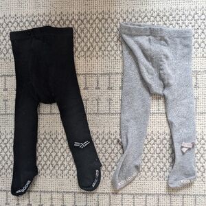 Baby Girl Kids Socks Leotard Tights High Rise Panty Hose Sz 12-18 Months